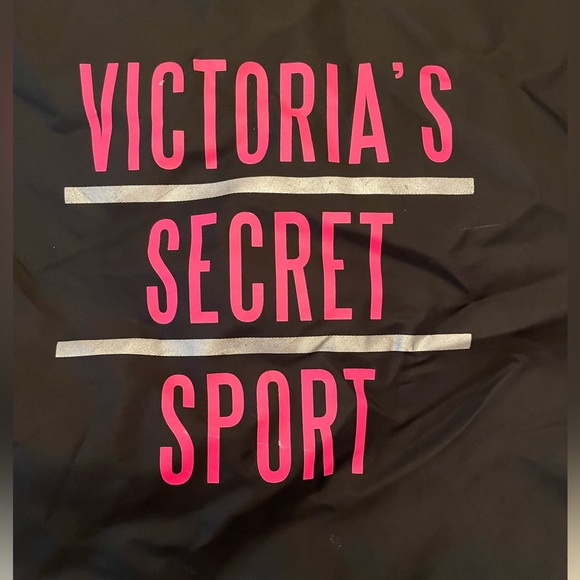 Victoria’s Secret Sport Tote- Black and Pink. 15.5” x 21” - Picture 2 of 6